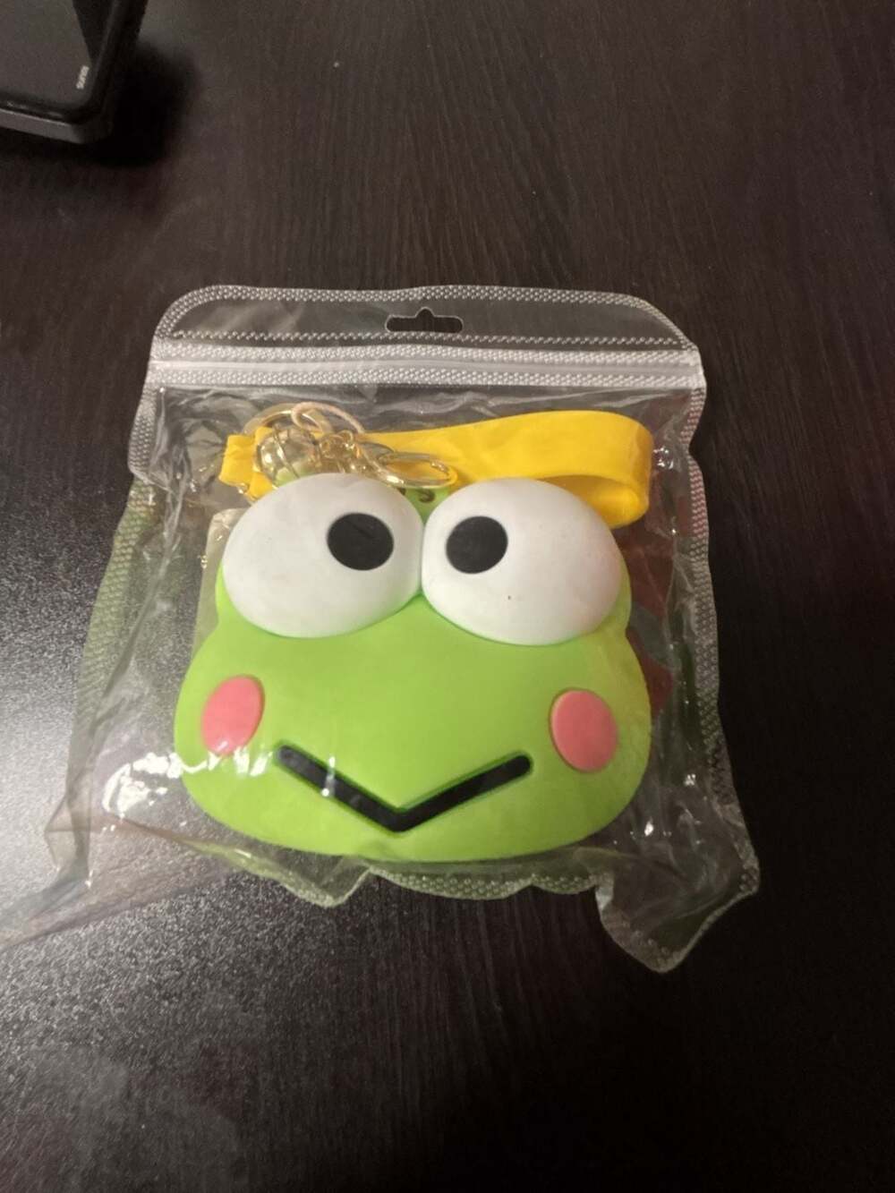 Sanrio Keroppi Silicone Coin Purse Pouch Keychain